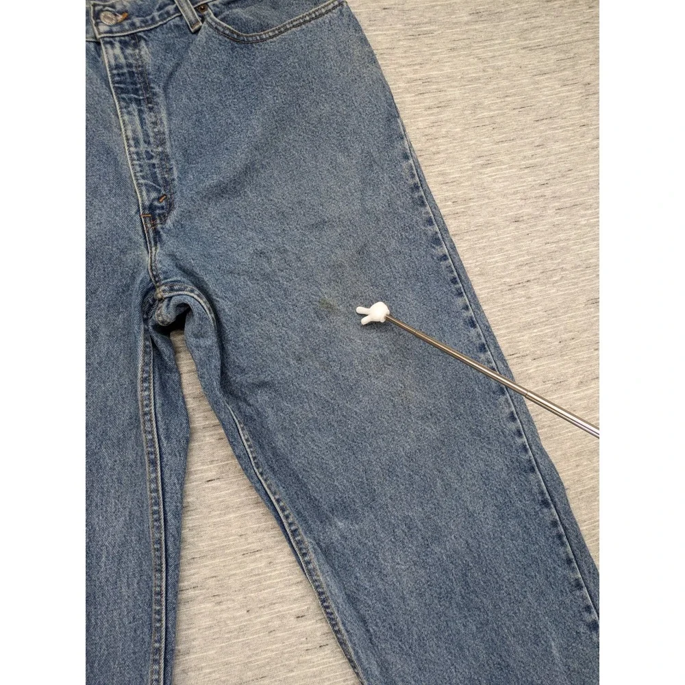 Vtg Levi's Relaxed Fit Jeans Straight Leg Denim Pants Casual Classic 40x32 STAIN
